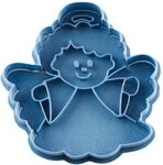 Cuticuter Weihnachten Angel Mono Ausstechform, Blau, 8 x 7 x 1.5 cm