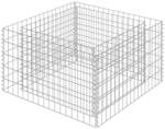 vidaXL Gabione Hochbeet 90x90x50cm Steinkorb Drahtkorb Blumentopf Pflanzk&uuml;bel