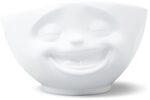 FIFTYEIGHT PRODUCTS / Tassen / Schale &bdquo;Lachend (Porzellan, 500ml, wei&szlig;, Made...