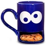 Donkey Products - Mug Monster Keks-Becher | Lustige blaue Tasse mit praktischem