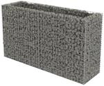 vidaXL Gabione Hochbeet 180x50x100cm Steinkorb Drahtkorb Pflanzk&uuml;bel Garten
