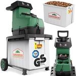 Gardebruk&reg; Leiseh&auml;cksler 3100 W max. 45 mm Astst&auml;rke Elektrisch 60 L Auffangbox