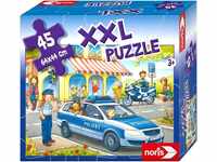Noris 606031792 - XXL Riesenpuzzle, Auf Streife mit der Polizei - mit 45 Teilen