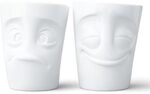 FIFTYEIGHT PRODUCTS / Tassen / Becher-Set Nr. 2, ohne Henkel &bdquo;Vergn&uuml;gt &...