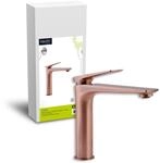Einhandmischer Orva f&uuml;r Waschtisch I Mittelhoch I Kupfer I Wasserhahn f&uuml;r