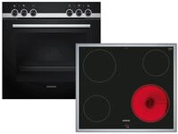 Siemens EQ511KA02Z Set Einbauherd HE510ABS2 Edelstahl + Glaskeramikkochfeld...