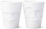 Fiftyeight TV Bechern Becher Set, 2er Set, Verschmitzt / Grummelig, aus...