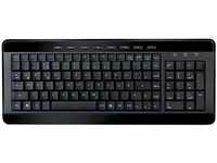 GeneralKeys PC Tastatur beleuchtet: Kompakte USB-Multimedia-Tastatur Light Key...
