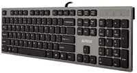 A4Tech KV-300H Tastatur USB QWERTY Schwarz, Grau - Tastaturen (Standard, Verkabelt,
