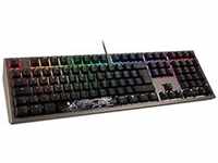 Ducky Shine 7 PBT, MX-Brown, RGB LED Tastatur - Gunmetal