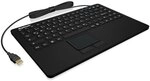 KeySonic KSK-5230 Iudustrietastatur Silikontastatur mit Touchpad deutsches Layout
