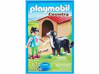 PLAYMOBIL Country 70136 Hofhund mit Hütte, Ab 4 Jahren