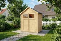 Alpholz Ger&auml;tehaus Alisha aus Holz 202 x 131 cm mit 14mm Wandst&auml;rke,...