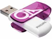 Philips Vivid Edition High Speed 2.0 USB-Flash-Laufwerk 64 GB mit Schwenkkappe für