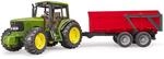 bruder 02057 - John Deere 6920 mit Wannenkippanh&auml;nger - 1:16 Bauernhof