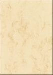 SIGEL DP397 Hochwertiger marmorierter Karton / Marmor-Papier / Urkundenpapier beige,