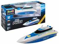 Revell Control 24138 Polizei Boot I Ferngesteuertes RC Boot I für Kinder und