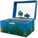 Trousselier 6291066 Schmuckk&auml;stchen f&uuml;r Kinder, Regenbogenfisch, Spieluhr mit Musik