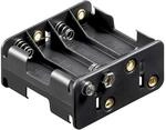 Goobay 11468 AA-Batteriehalter f&uuml;r 8x Mignon Batterien 1,5V / Batteriehalterung mit