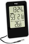 TFA Dostmann Digitales Thermo-Hygrometer, 30.5048.01, mit Uhrzeit, f&uuml;r innen und