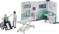 bruder 62711 - bworld Krankenstation mit Ausstattung | Krankrenhaus mit &Auml;rztin,
