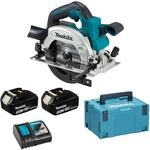 Makita DHS660RTJ Akku-Handkreiss&auml;ge 57 mm 18 V 5,0 Ah, 2 Akkus + Ladeger&auml;t im