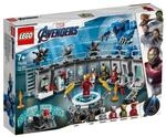 LEGO 76125 Super Heroes Marvel Avengers Iron Mans Werkstatt, Set mit 6...