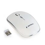 Mouse USB Optical WRL/White MUSW-4B-01-W Gembird Einfarbig