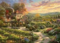 Schmidt 59629 Thomas Kinkade, In den Weinbergen, Puzzle, 2000 Teile