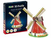 Revell 3D Puzzle 00110 Holländische Windmühle, EIN Wahrzeichen der...