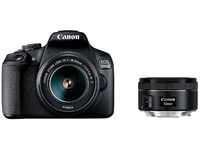 Canon EOS 2000D Spiegelreflexkamera (24,1 MP, DIGIC 4+, 7,5 cm (3,0 Zoll) LCD,