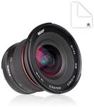 Meike Optics MK 12mm f2.8 Ultra-Weitwinkel Objektiv f&uuml;r Sony E-Mount