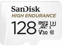 SanDisk High Endurance microSDXC Speicherkarte 128 GB + Adapter (Für Dash-Cams und