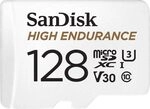 SanDisk High Endurance microSDXC Speicherkarte 128 GB + Adapter (Für Dash-Cams und SanDisk High Endurance microSDXC Speicherkarte 128 GB + Adapter (Für Dash-Cams und