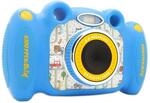 Kiddypix 'Blizz' Kinderkamera mit Webcam-Funktion, gummierte Au&szlig;enseite, Integrierte