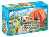 PLAYMOBIL Family Fun 70089 Familien-Camping, Ab 4 Jahren