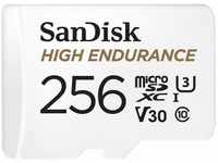 SanDisk High Endurance microSDXC Speicherkarte 256 GB + Adapter (Für Dash-Cams und