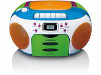 Lenco SCD-971 -Kinderradio - Kassettenradio mit CD - CD-Radio - Kassettenspieler -