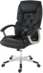 Mendler Profi-B&uuml;rostuhl L42 XXL, Chefsessel Drehstuhl, 150kg belastbar Kunstleder -