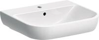 Geberit Smyle Waschtisch 500227, 55x48cm, mit Hahnloch und &Uuml;berlauf, 500.227.01.1,
