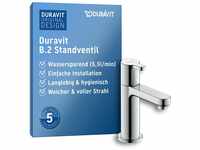 Duravit B.2 Standventil (Auslauf Höhe 89 mm), Kaltwasser Waschtischarmatur,