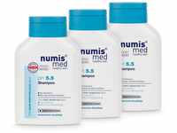 numis med Shampoo ph 5.5-3er Pack Hautberuhigendes Haarshampoo für sehr...