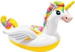 Intex 57561NP - Aufblasbares Reittier Einhorn, Vinyl, Mehrfarbig, 2.26 m x 1.73 m