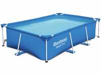 Bestway Steel Pro Frame Pool ohne Pumpe, eckig, 221 x 150 x 43 cm