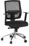 hjh OFFICE 657284 B&uuml;rostuhl NET 90 Stoff Schwarz Drehstuhl ergonomisch, R&uuml;ckenlehne
