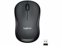 Logitech B220 SILENT Kabellose Maus, 2,4 GHz mit USB-Empfänger, 1000 DPI...