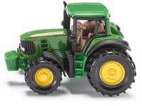 Siku 1009, John Deere 7530 Traktor, Metall/Kunststoff, grün, Spielzeugtraktor...