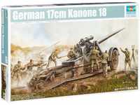 Trumpeter 02313 Modellbausatz German 17cm Kanone 18 Heavy Gun, Mittel