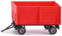 Siku 2898, Zwei-Achs-Anh&auml;nger, 1:32, Metall/Kunststoff, Rot, Kippbare Mulde