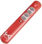 SeKi Slim rot lernf&auml;hige Universal-Fernbedienung mit gro&szlig;en Tasten - f&uuml;r Senioren